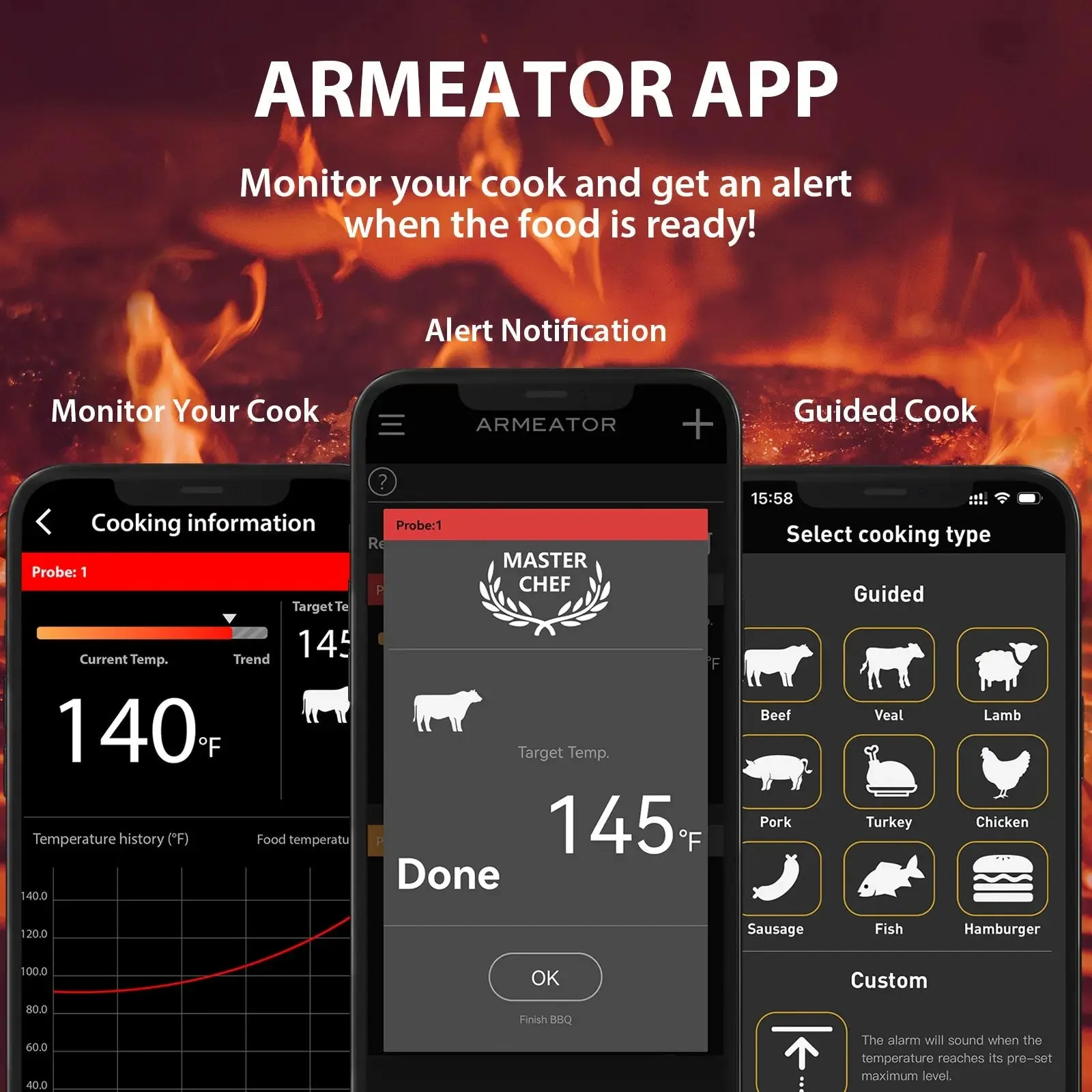 ARMEATOR ONE Wireless Smart Meat Thermometer Duo Bundle