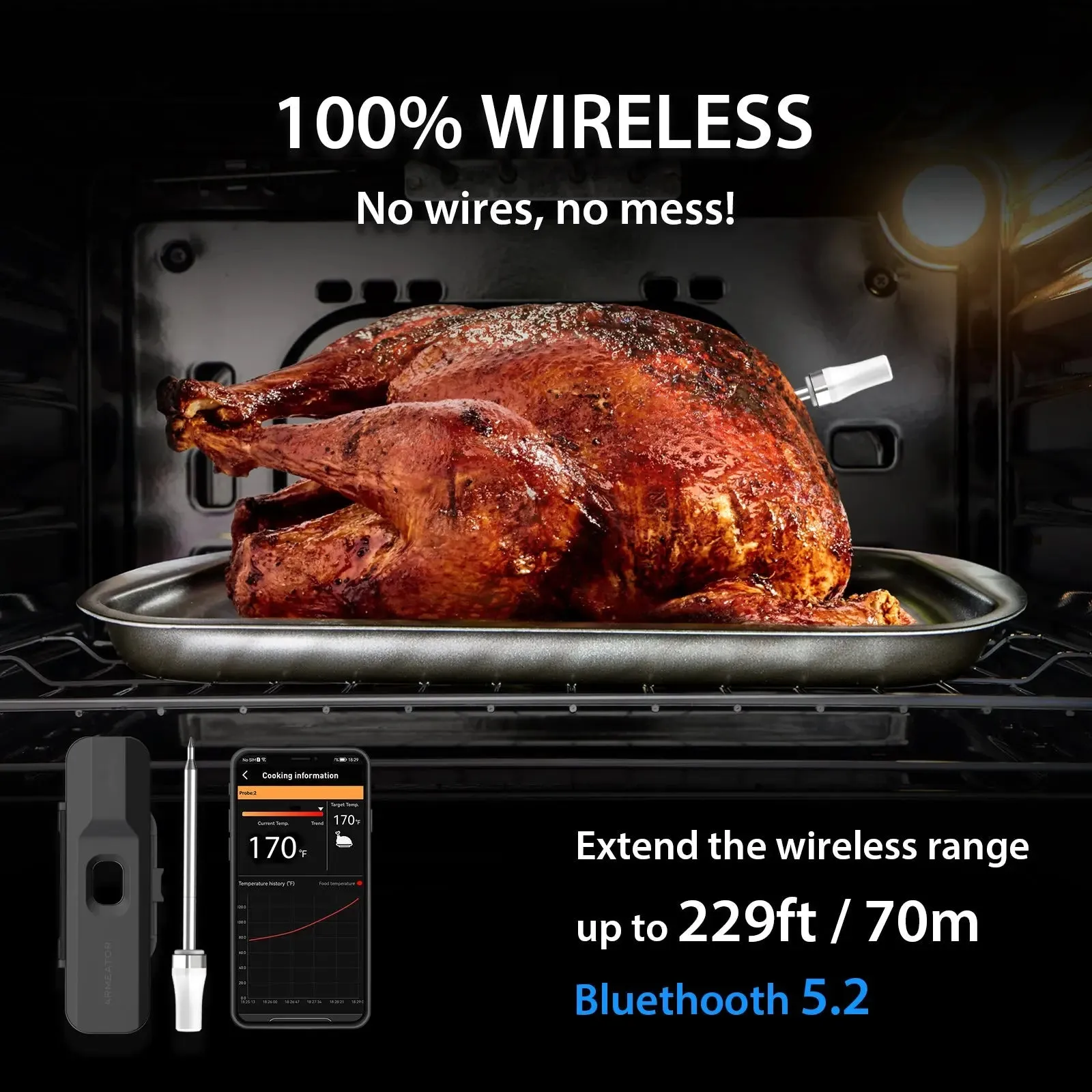 ARMEATOR ONE Wireless Smart Meat Thermometer Duo Bundle