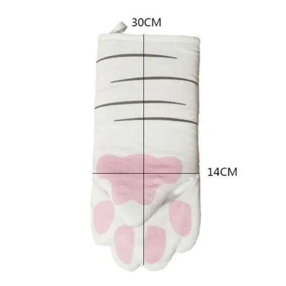 Cat Paws Heat Resistant Oven Mitts