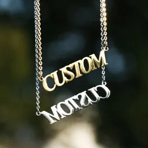 Custom Stainless Steel Name Necklace