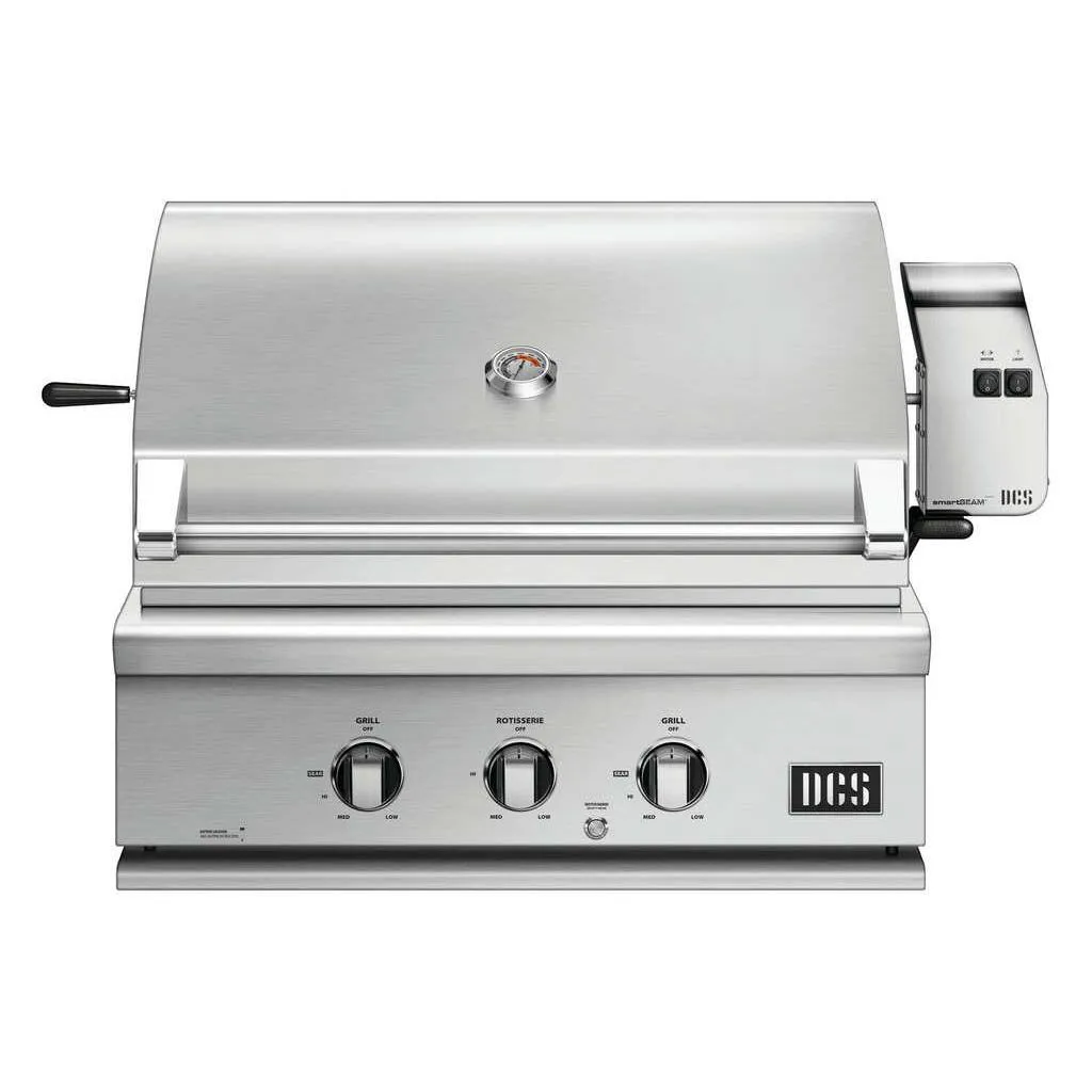 DCS Series 7 30in Built-in Gas Grill with Rotisserie BH1-30R-N