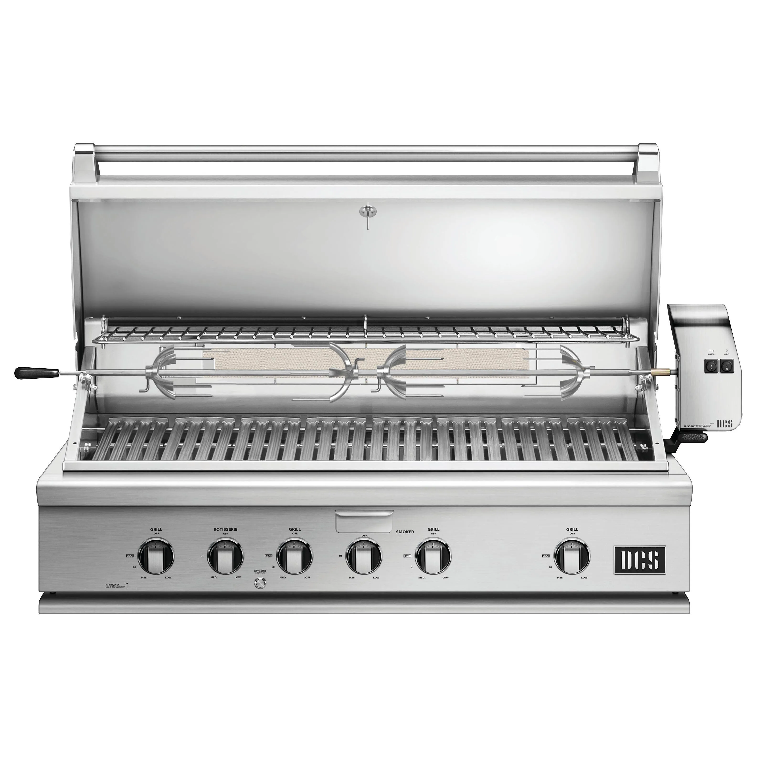 DCS Series 7 48in Built-in Gas Grill with Rotisserie BH1-48R-N