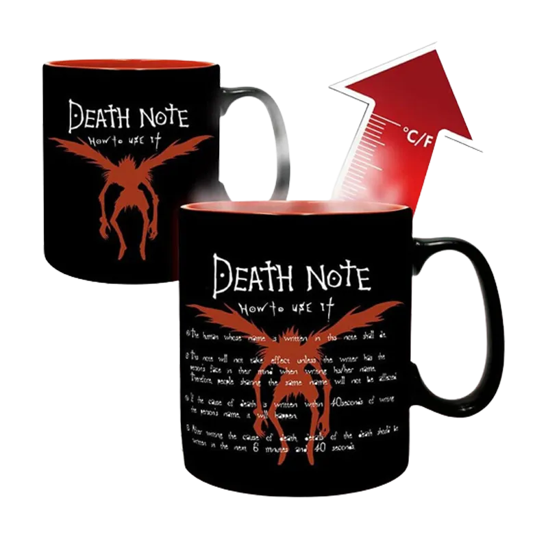 Death Note Kira Ryuk Heat Change Mug