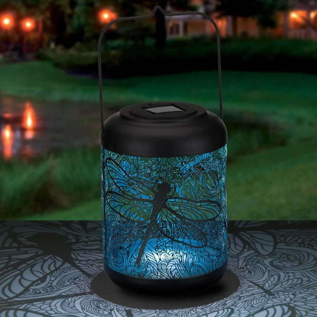 Dragonfly Shadow Solar Large Lantern