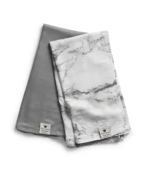 Elodie Details Bamboo Muslin Blanket - Marble Grey