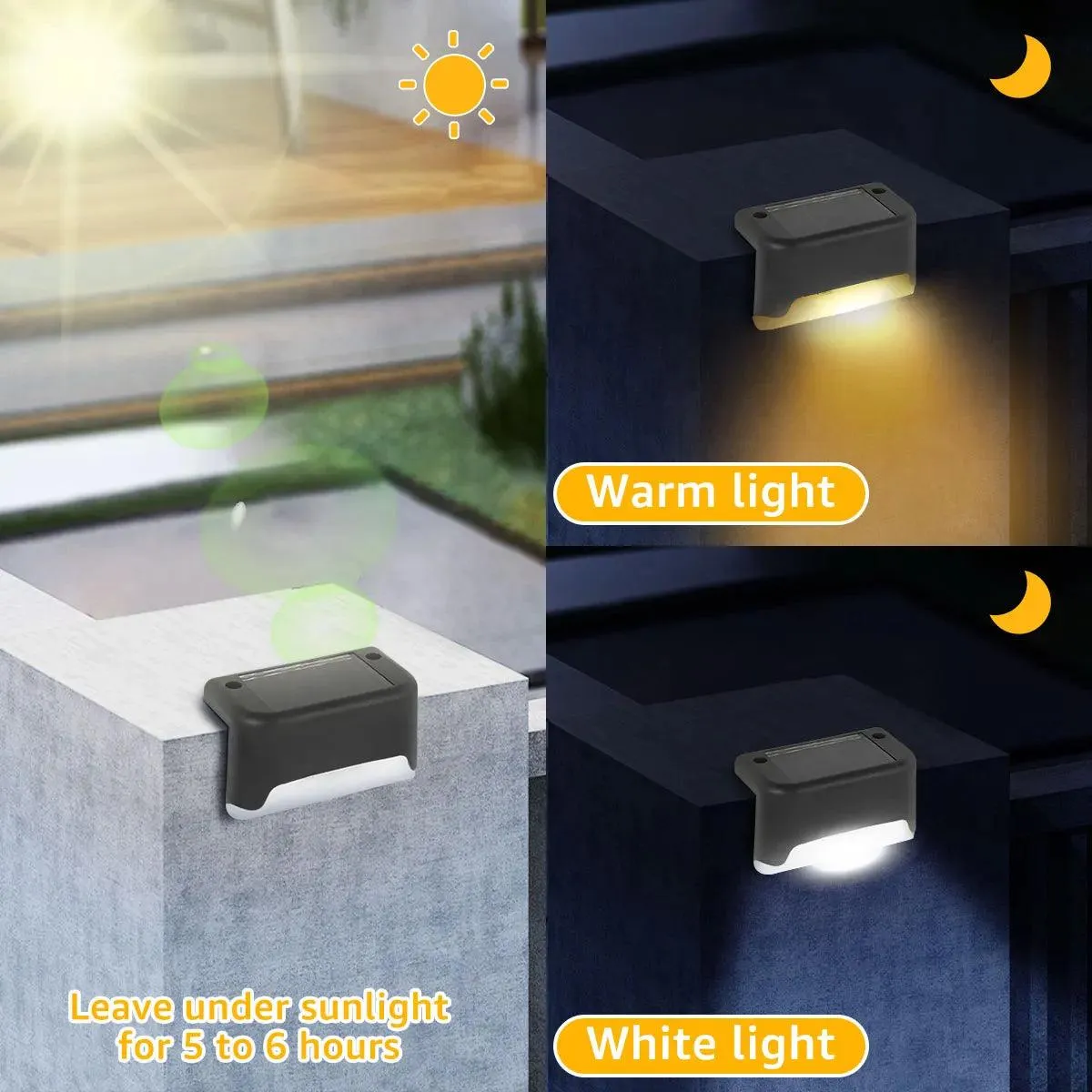 Garden Solar LED Lights - Weatherproof Outdoor Lighting with 8-10 Hour Runtime