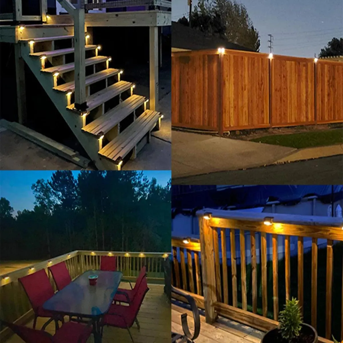 Garden Solar LED Lights - Weatherproof Outdoor Lighting with 8-10 Hour Runtime