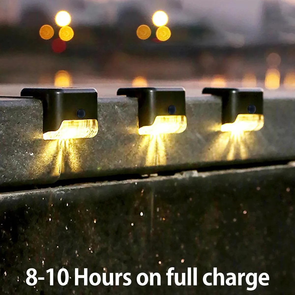 Garden Solar LED Lights - Weatherproof Outdoor Lighting with 8-10 Hour Runtime