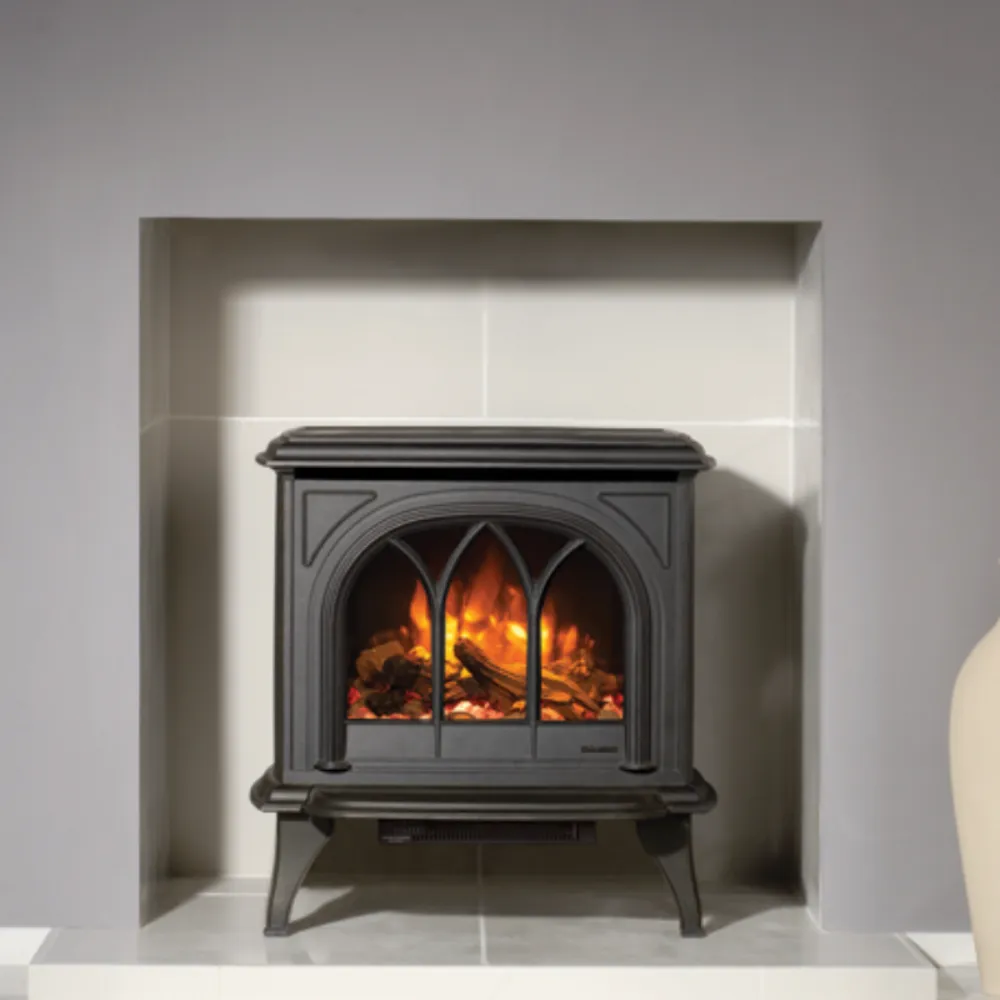 Gazco Huntingdon 30 Electric Stove in Black