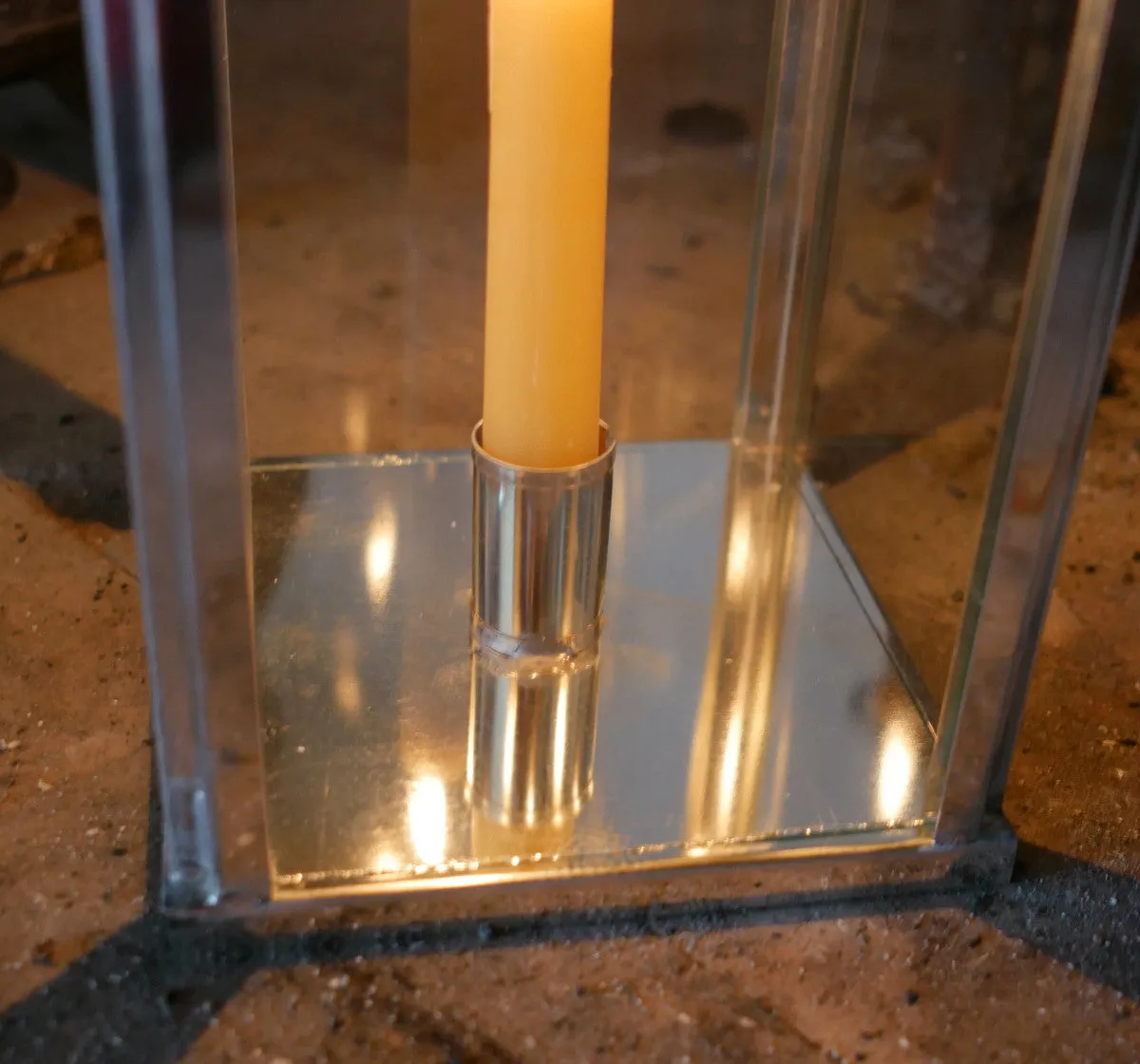 Glass-sided Lantern