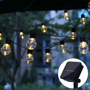 Globe Solar Fairy String Lights