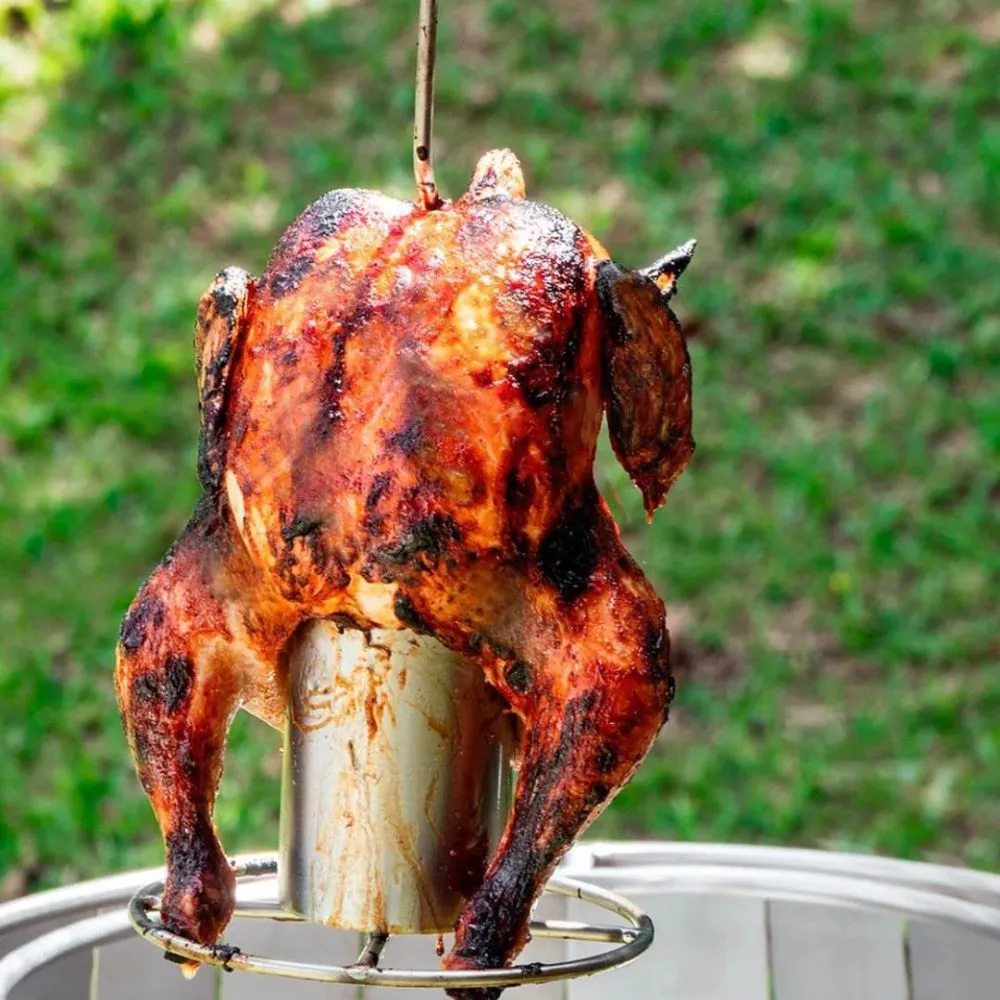 J Barrel Smoker Chicken Holder