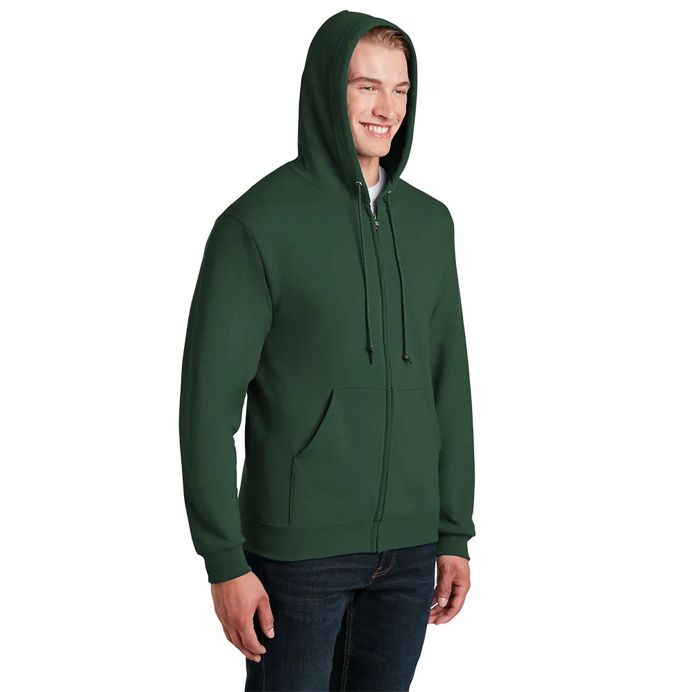 Jerzees® - NuBlend® Full-Zip Hooded Sweatshirt - Forest Green