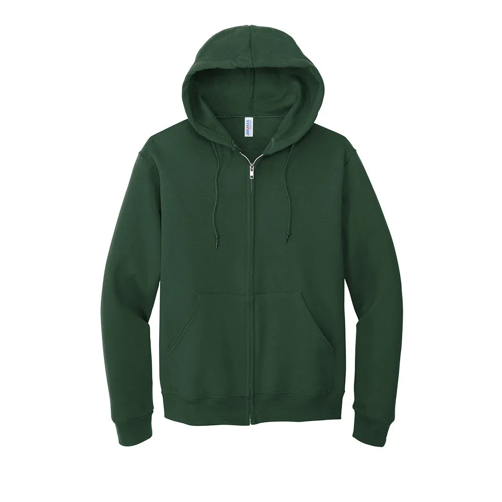 Jerzees® - NuBlend® Full-Zip Hooded Sweatshirt - Forest Green