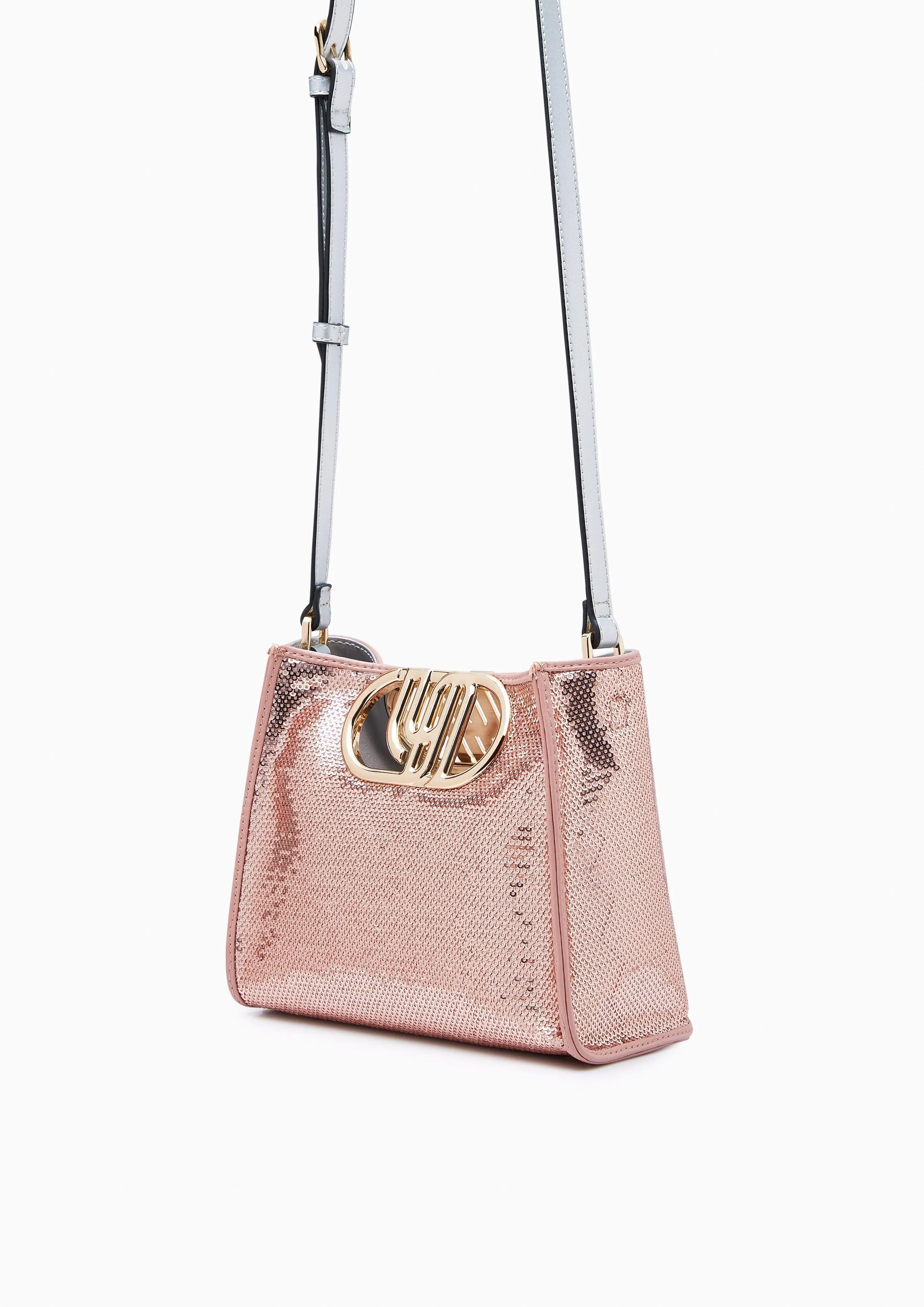 Juietta Sequin Inf Tote Bag S Pink