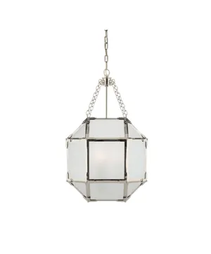 Morris Small Lantern, Polished Nickel