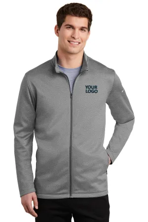 Nike ThermaFIT Full-Zip Customized Jackets, Dark Grey Heather