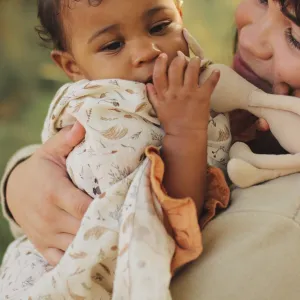 Organic Blanket Swaddle Muslin 'Grasslands'