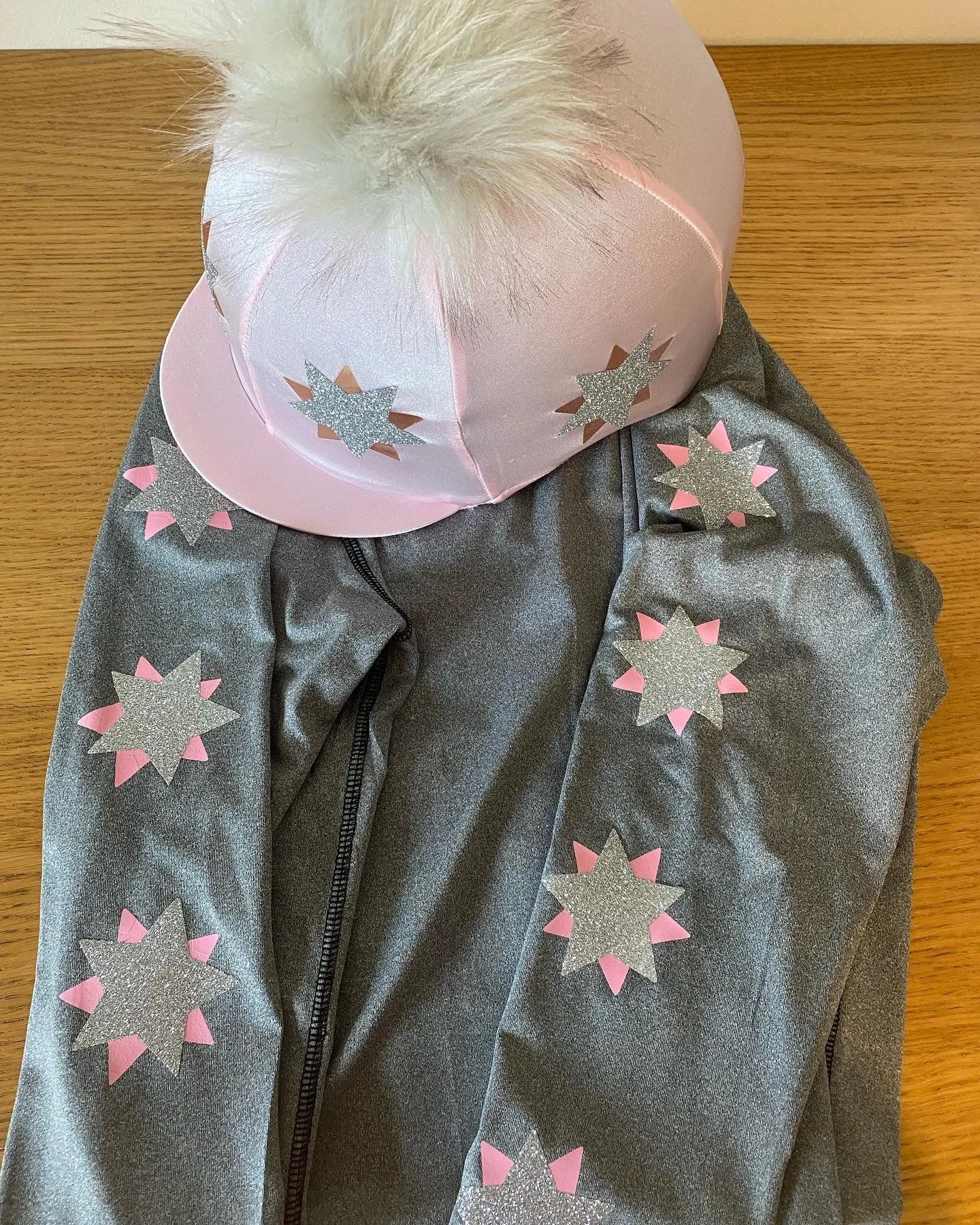 Personalised Double Star Cross Country Base Layer And Hat Cover