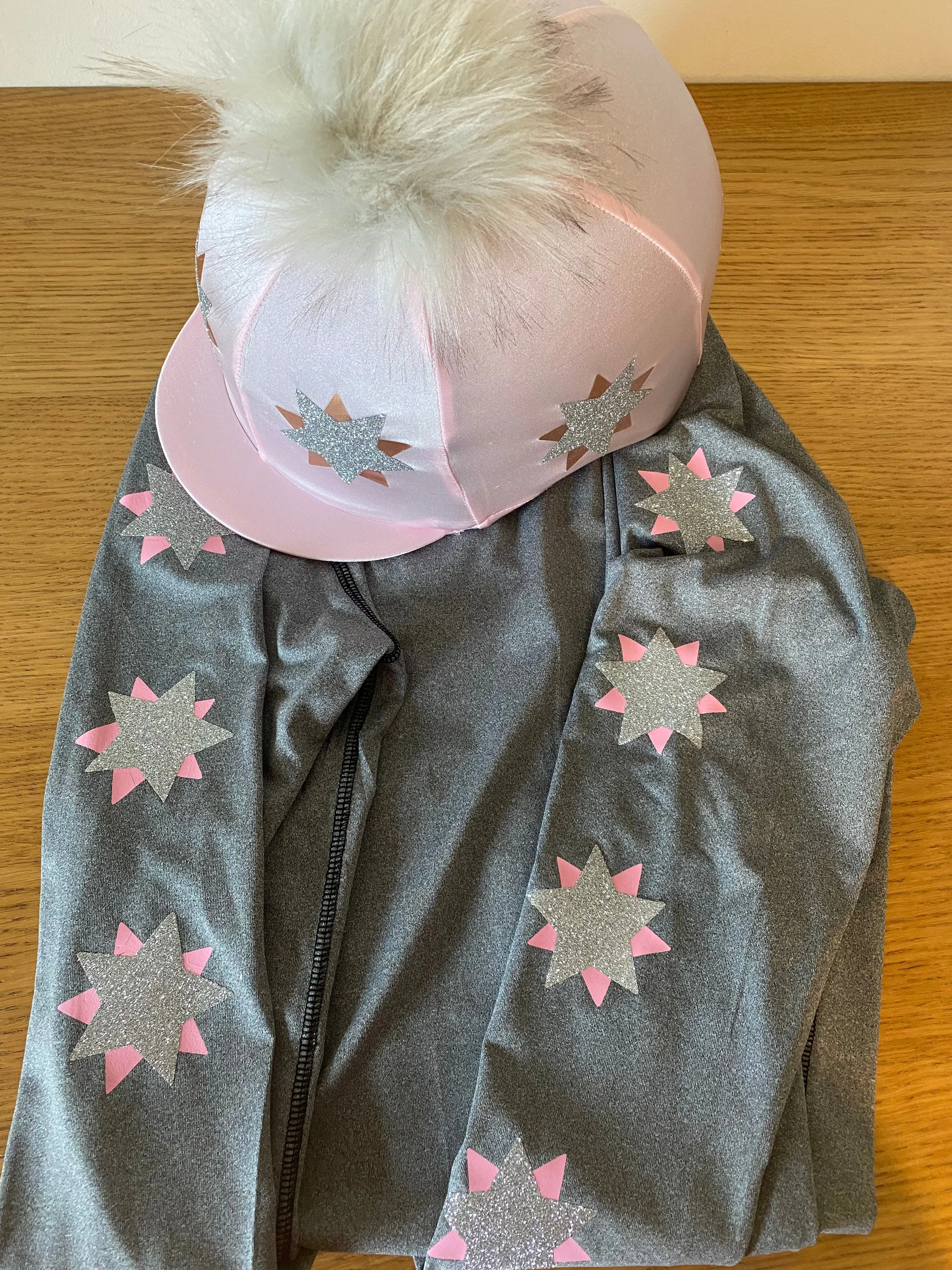 Personalised Double Star Cross Country Base Layer And Hat Cover