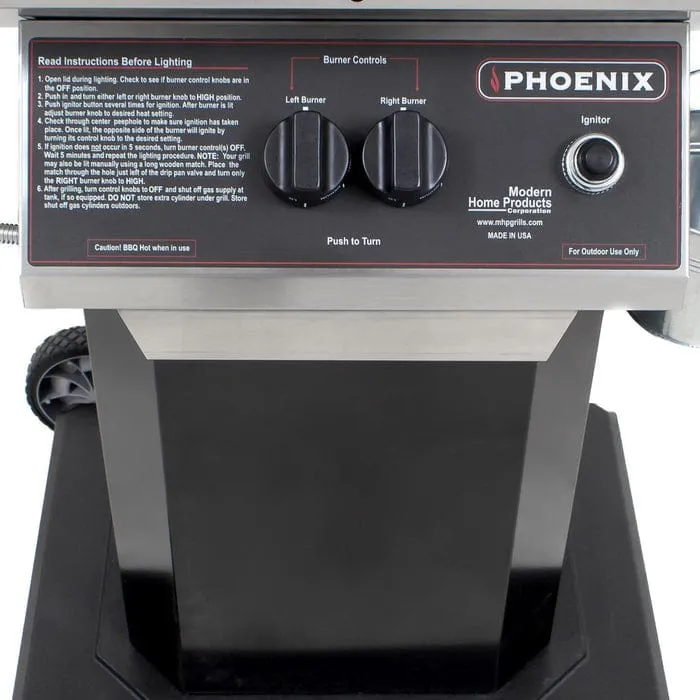 Phoenix Portable 53" Fabricated Stainless Steel Freestanding Grill SDSSOC