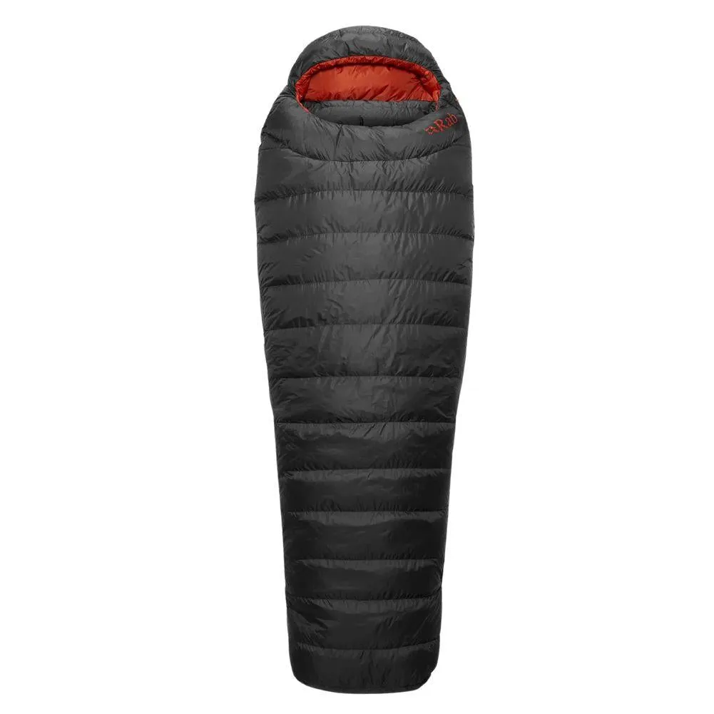 Rab Ascent 500 Down Sleeping Bag - Regular -Right Zip (Graphene)