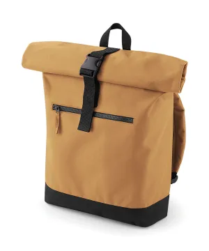 Roll-top backpack | Caramel