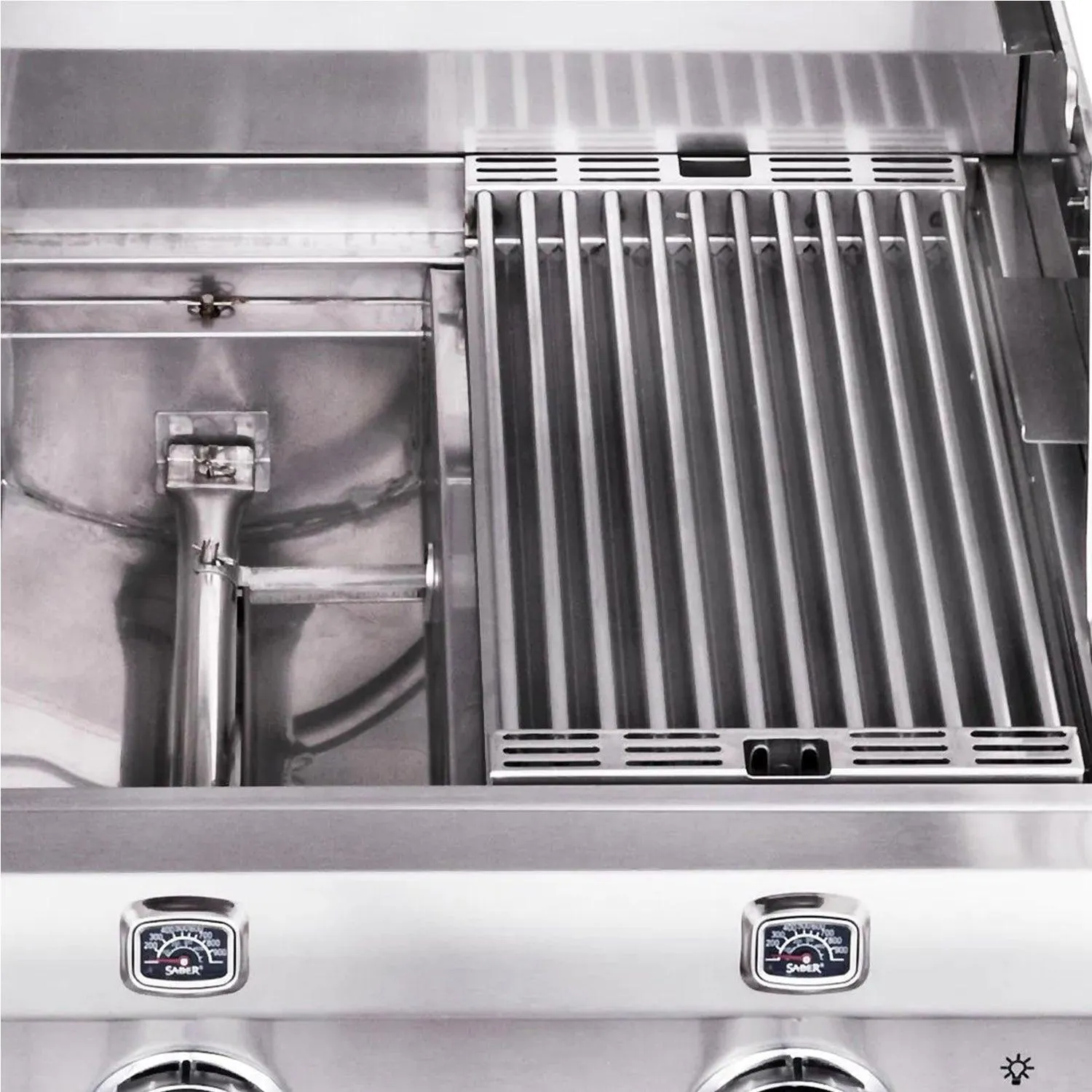 Saber Elite 1500 3-Burner Infrared Gas Grill with Side Burner