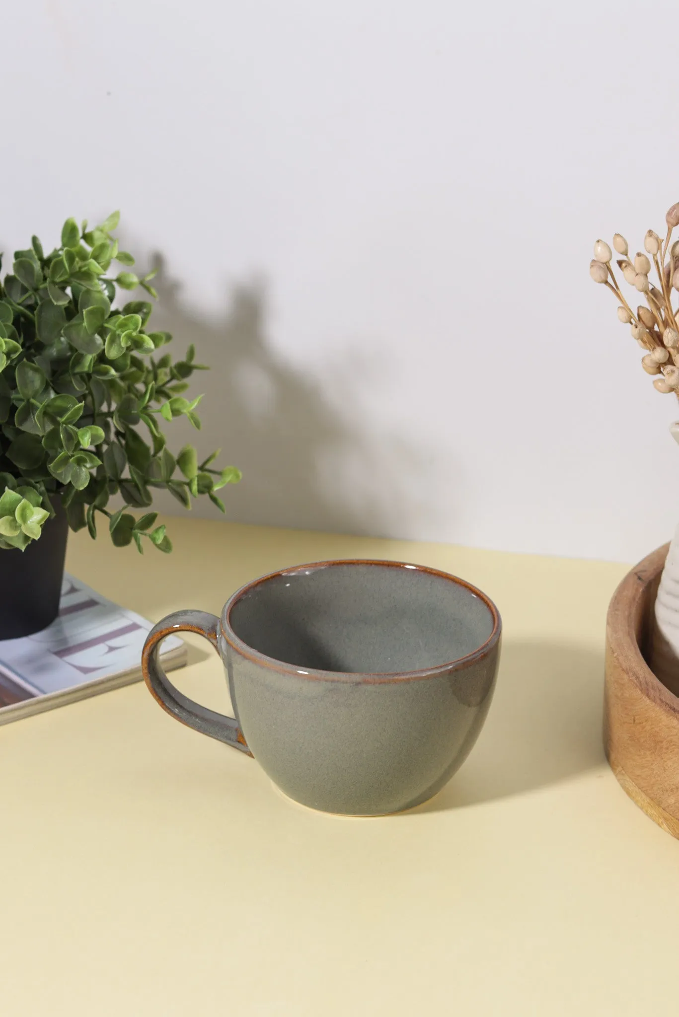 Slate Ceramic Soup Mug