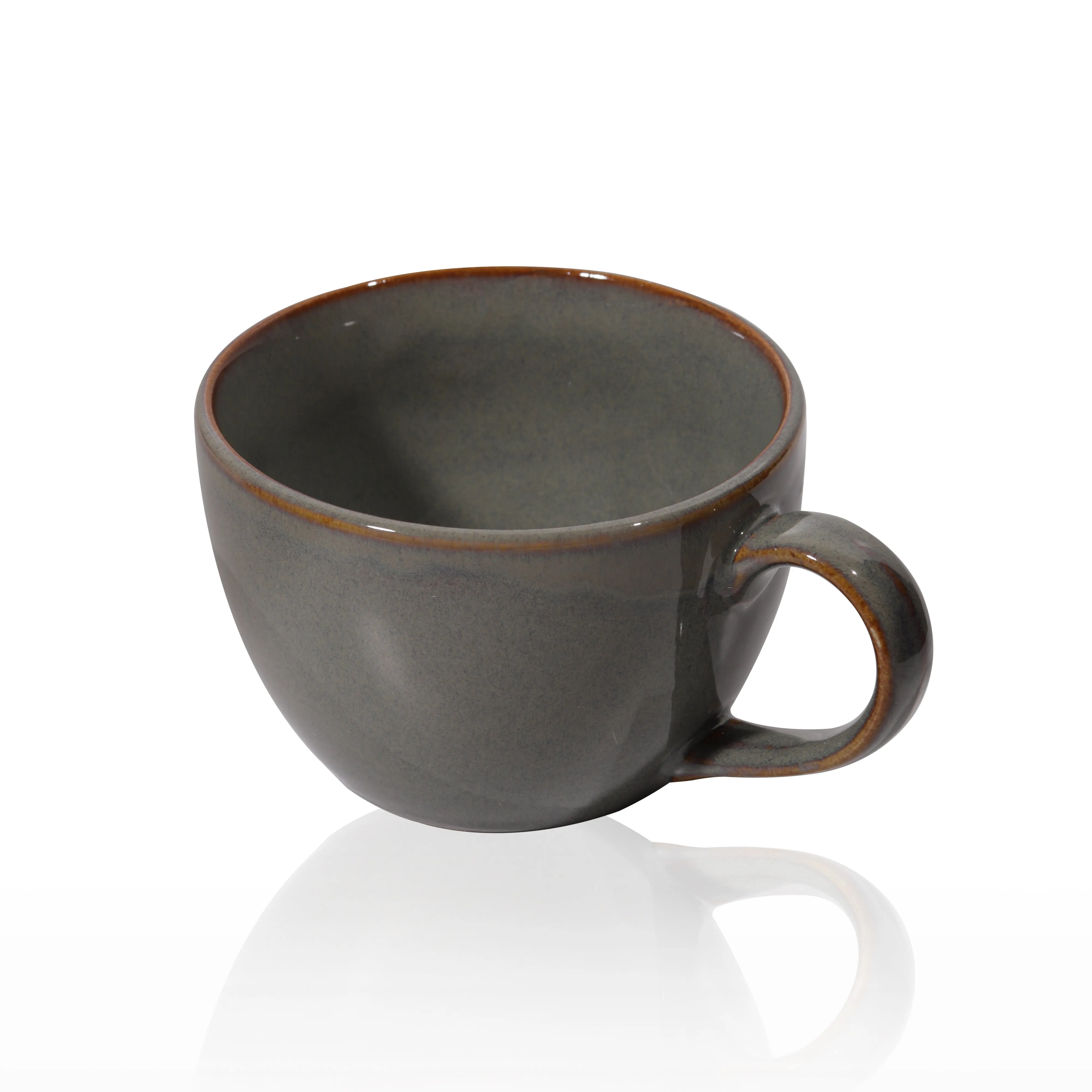 Slate Ceramic Soup Mug