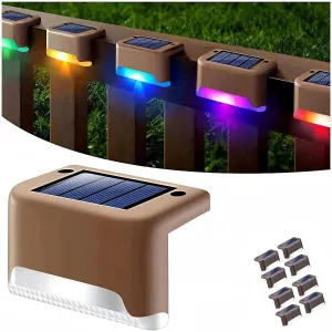 SMAXPro™ Solar Pool-Side Color Lights: 8-Pack, Waterproof, Swimming Pool