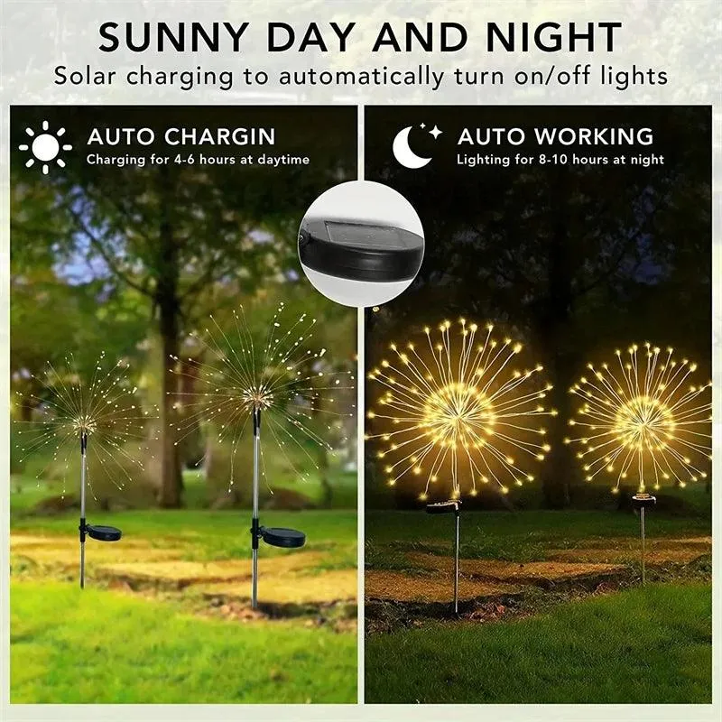 Solar Firework Light Waterproof