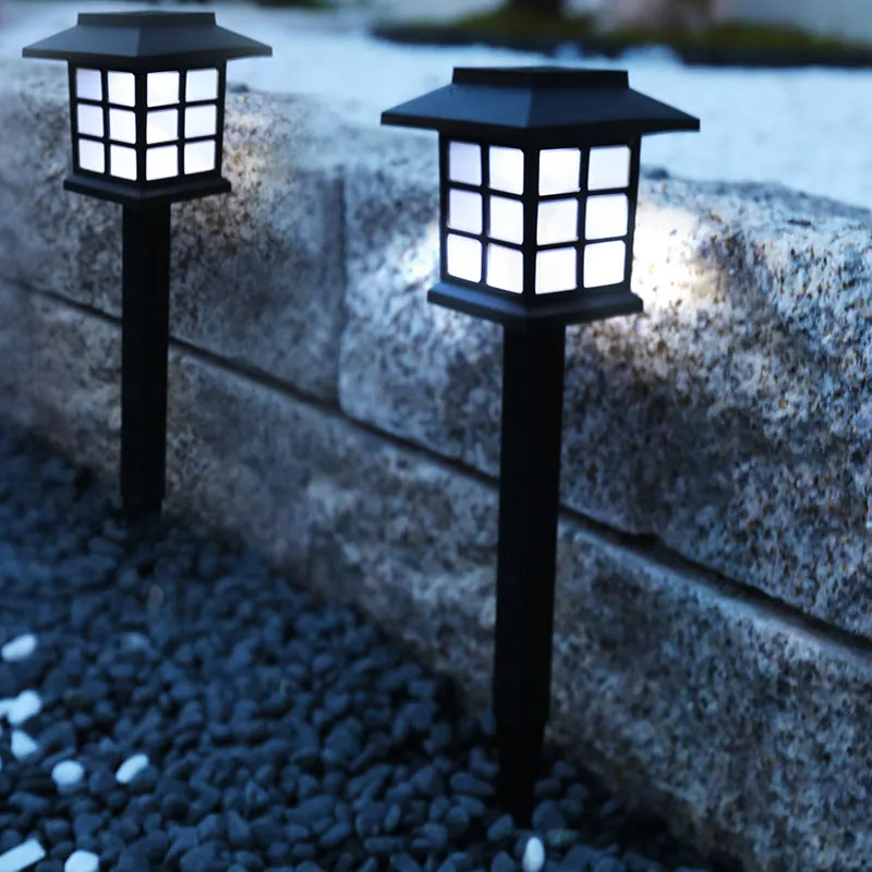 Solar House Lights Outdoor Ground Solar Lights Courtyard Garden Villa Home Lawn Lights