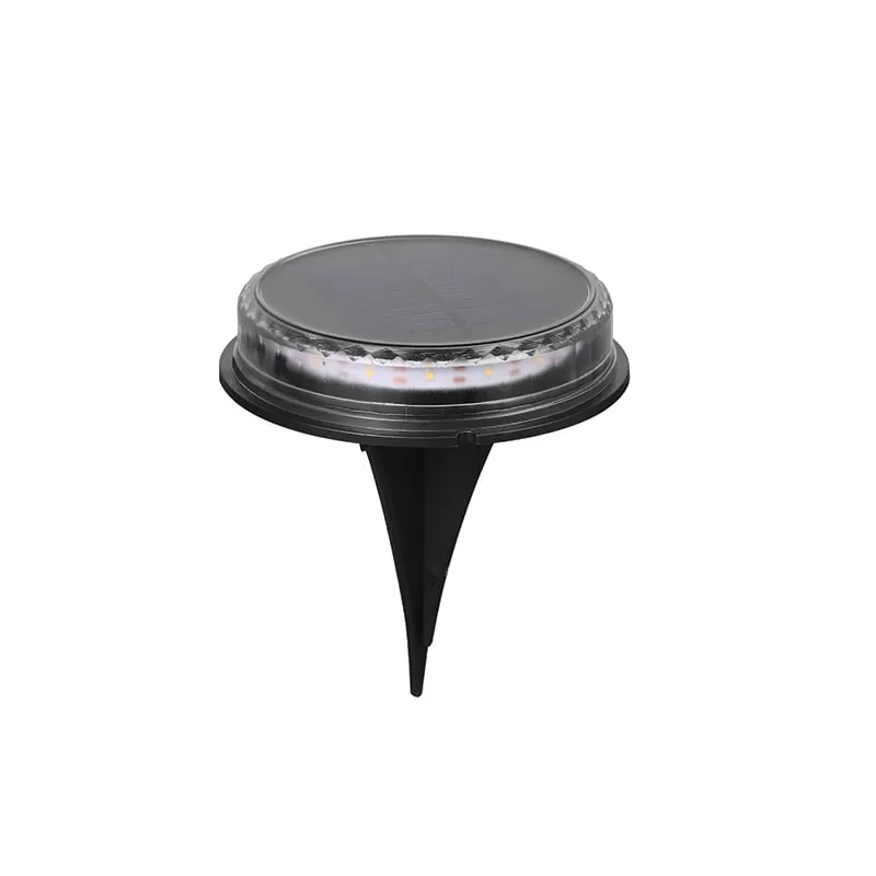 Solar Powered Flying Saucer Outdoor Lawn Light (Set of 4)