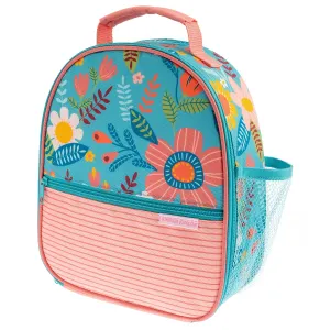 Stephen Joseph All Over Print Lunch Bag Turquoise Flower