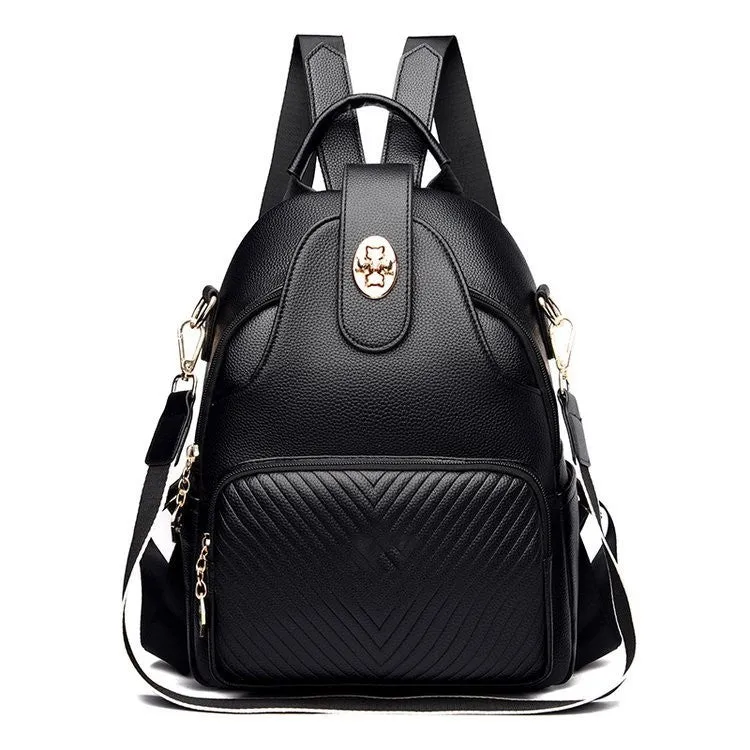 Stylish Multifunctional Women's Backpack With Shoulder Strap