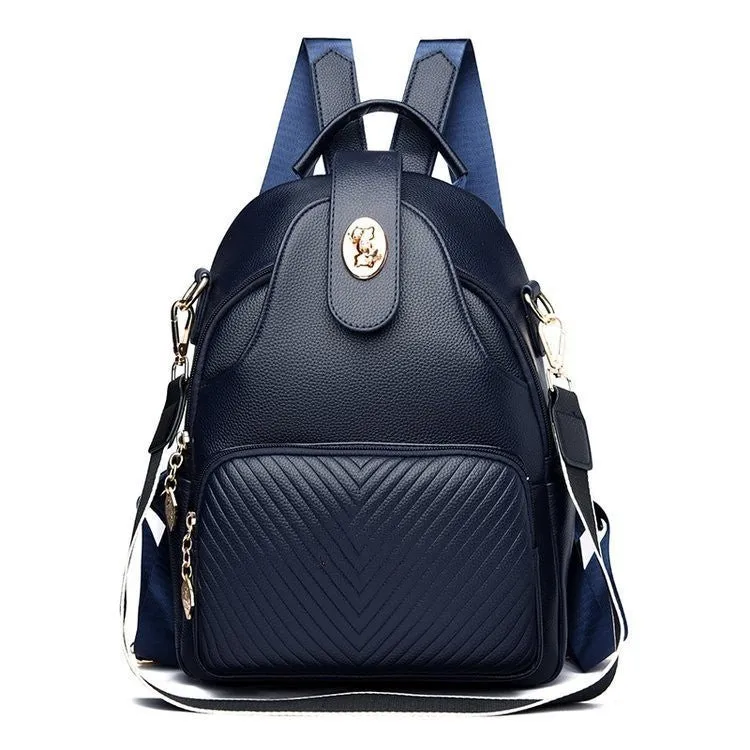 Stylish Multifunctional Women's Backpack With Shoulder Strap