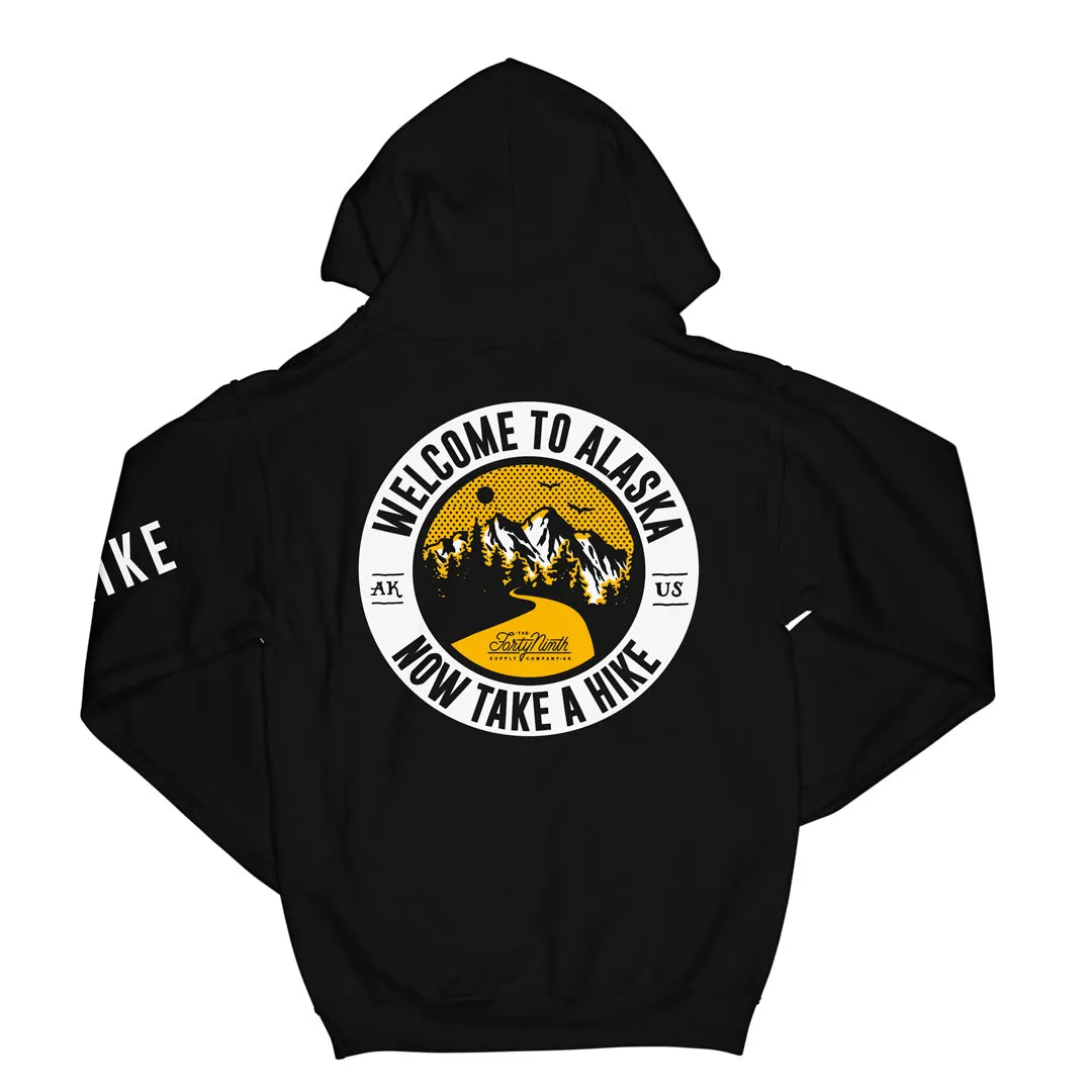 Take A Hike Black Hoodie