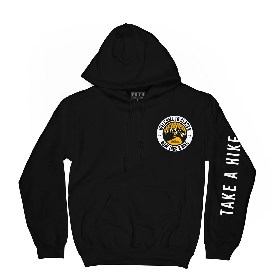 Take A Hike Black Hoodie