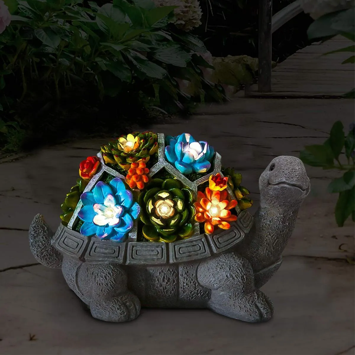 Turtle Solar Powered Garden Decor