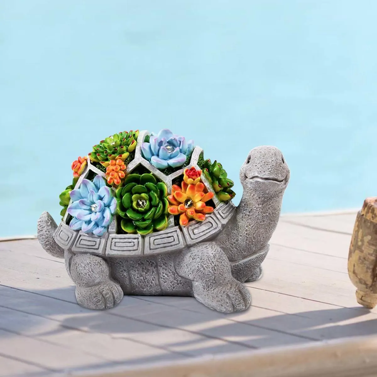 Turtle Solar Powered Garden Decor