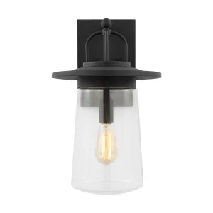 Tybee 19 In. Outdoor Wall Light Black Finish