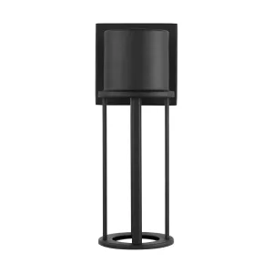 Union 13 In. LED Outdoor Wall Light Black Finish