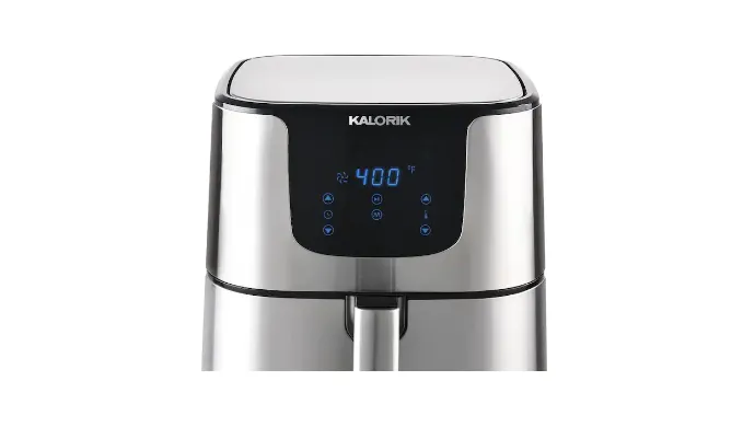 VERY LIMITED QUANTITY: Kalorik 6-Quart Stainless Steel Air Fryer (Refurbished with Warranty) Ships Quick!