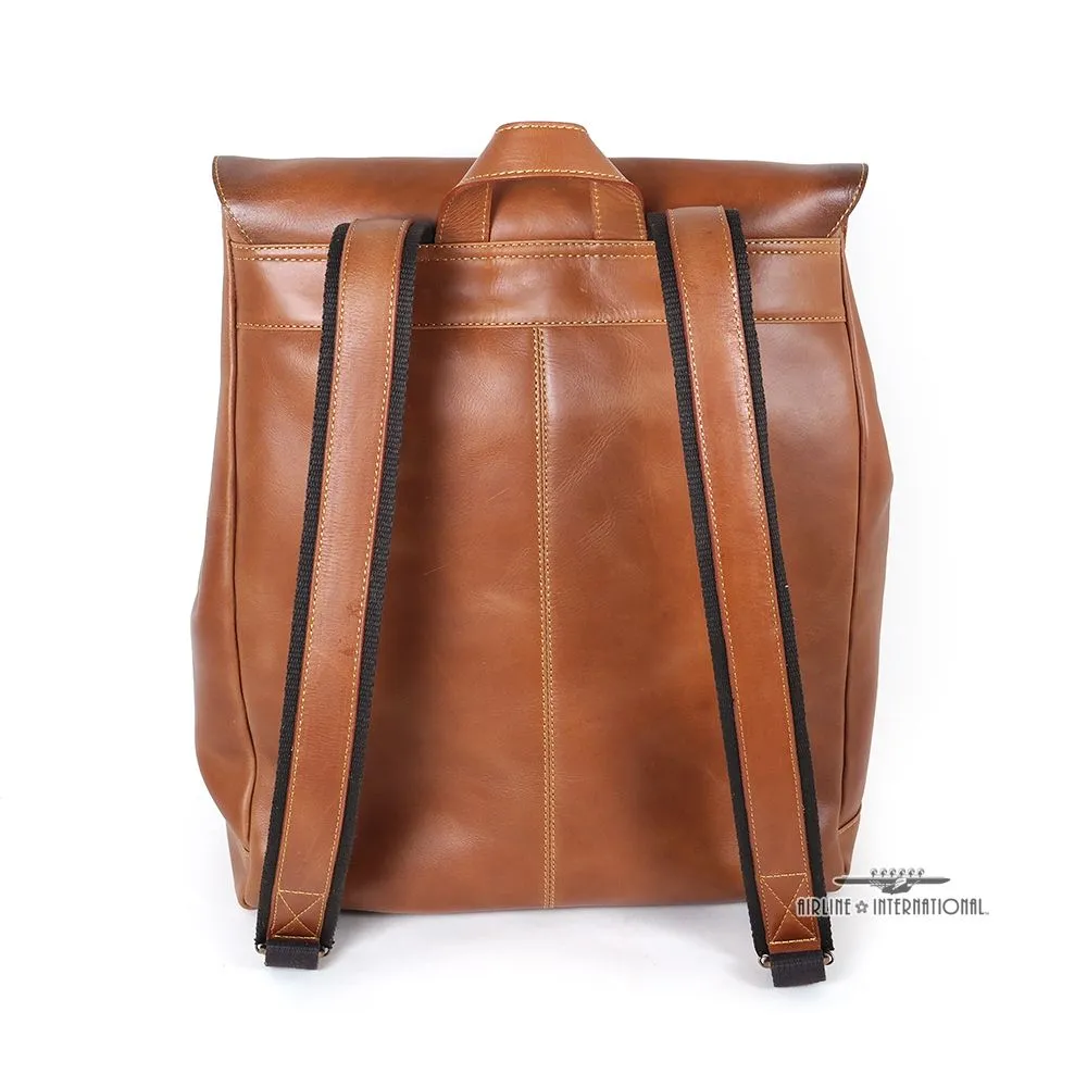 Vintage Leather Large Backpack