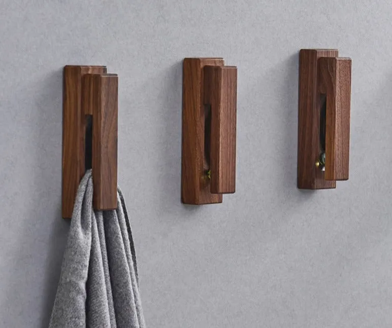 Wooden Clip Wall Hook & Organizer