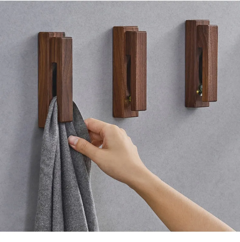 Wooden Clip Wall Hook & Organizer