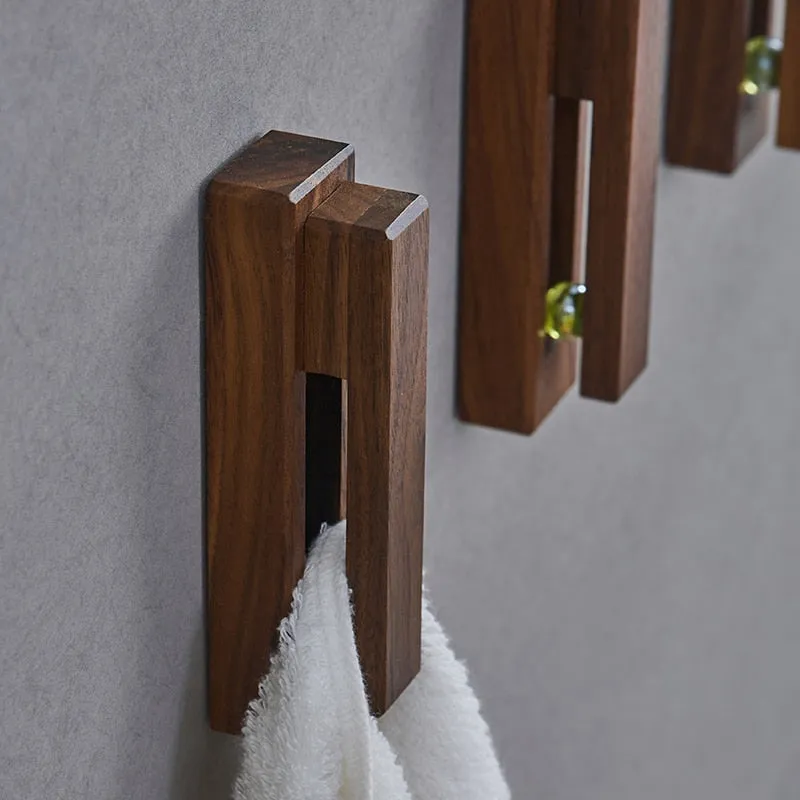 Wooden Clip Wall Hook & Organizer