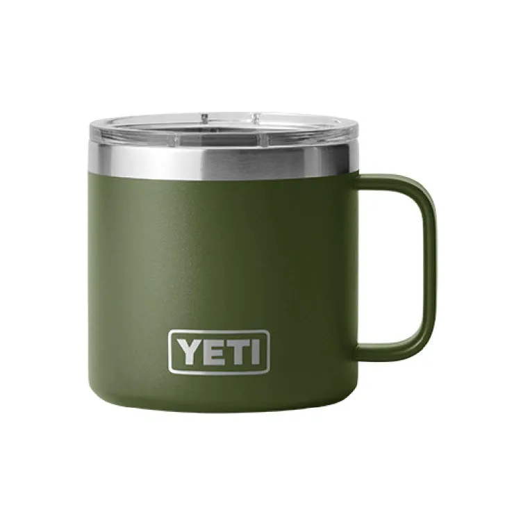 Yeti Rambler 14oz Insulated Mug - Highlands Olive