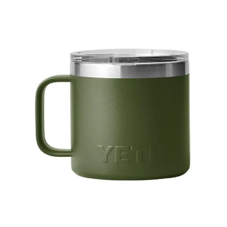 Yeti Rambler 14oz Insulated Mug - Highlands Olive